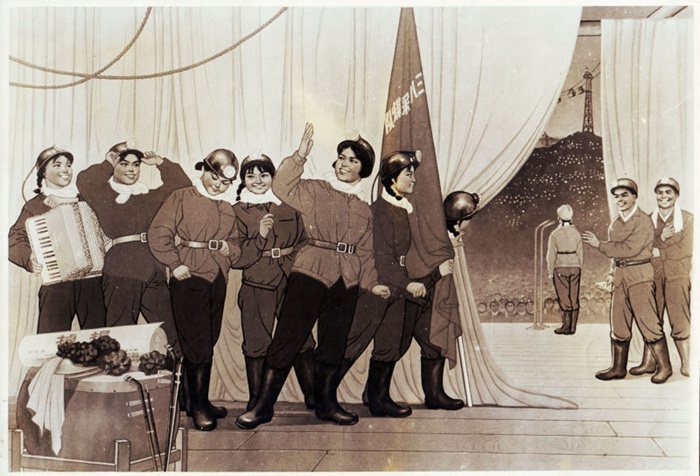 卢平 《庆功晚会》 1975年 卢平 《庆功晚会》 1975年